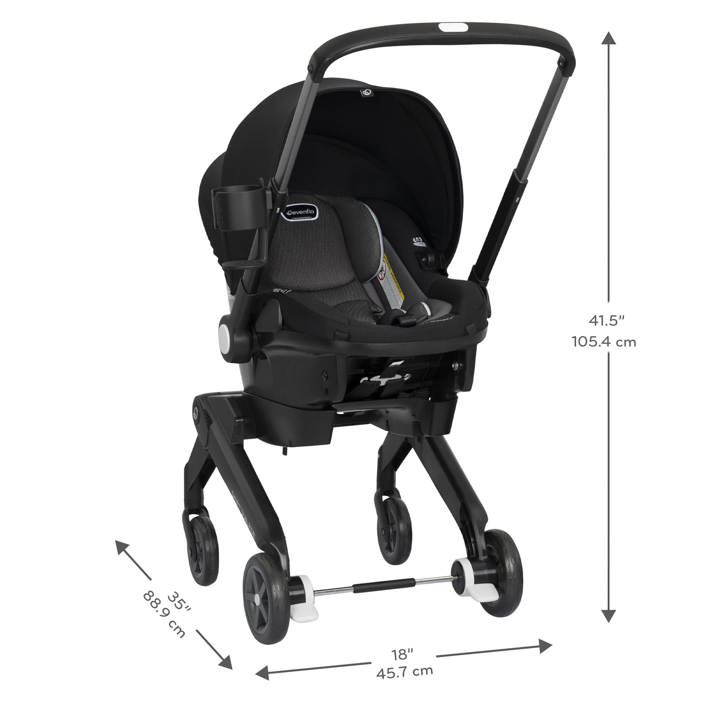 Evenflo Shyft DualRide Infant Car Seat Stroller Combo