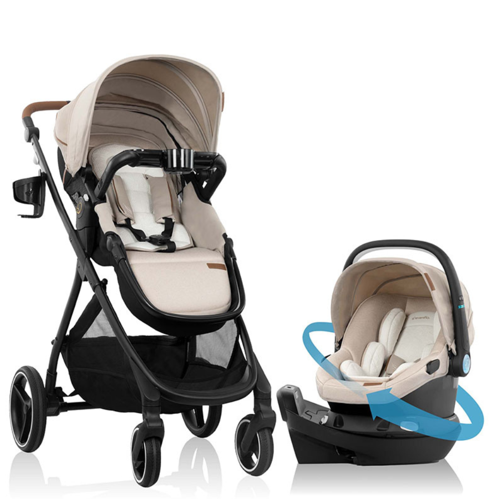 evenflo limited edition LIMITED EDITION Evenflo Shyft Intuiti+ Travel System Featuring Revolve – Bueno Baby Official