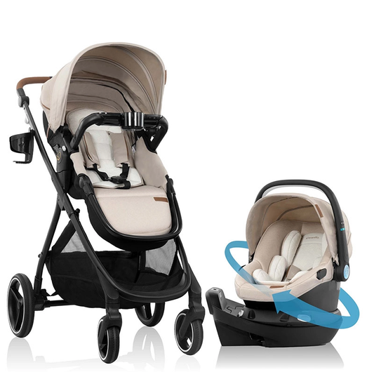 LIMITED EDITION Evenflo Shyft Intuiti+ Travel System Featuring Revolve180