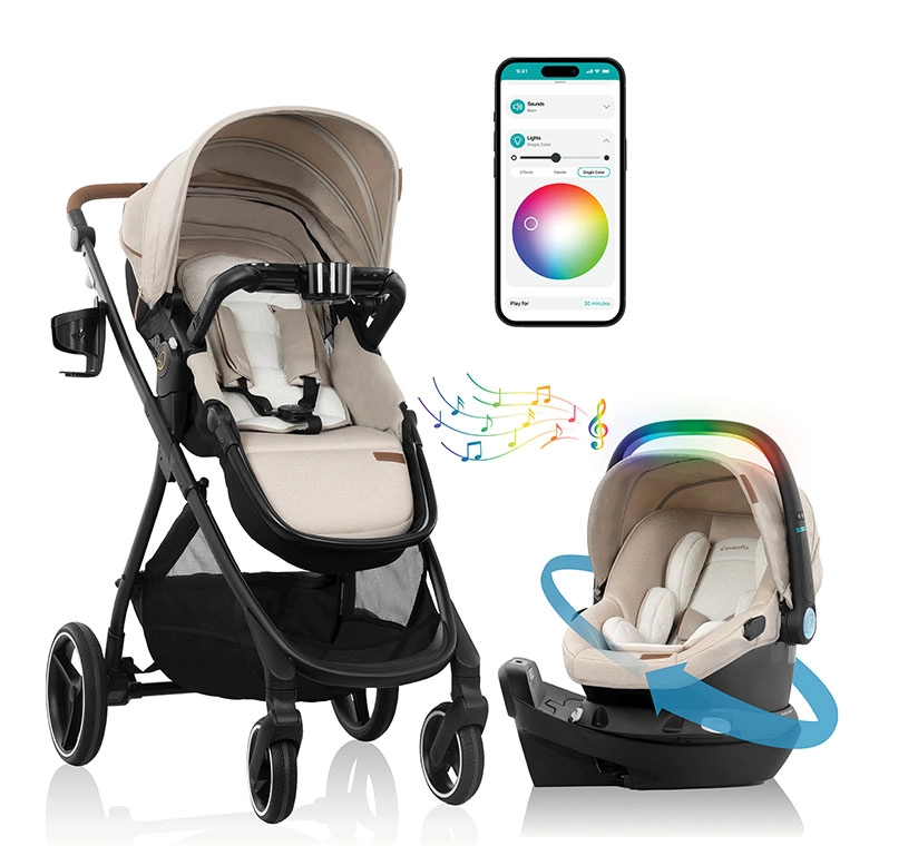 LIMITED EDITION Evenflo Shyft Intuiti+ Travel System Featuring Revolve180
