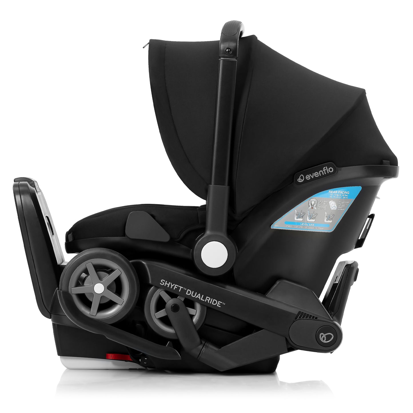 Evenflo Shyft DualRide Infant Car Seat Stroller Combo