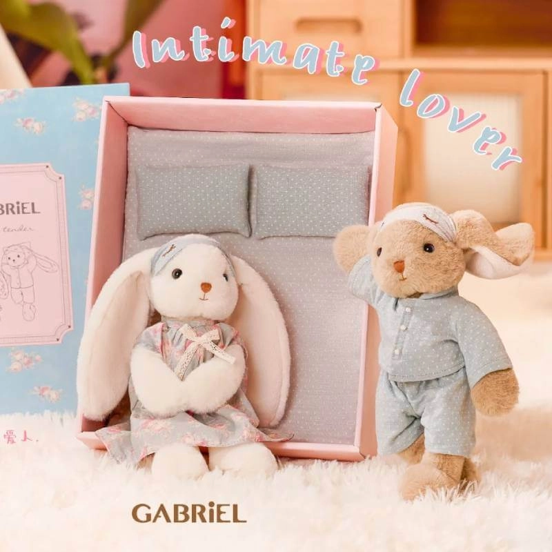 GABRiEL Audrey & George Bunny Plush Doll (25cm)