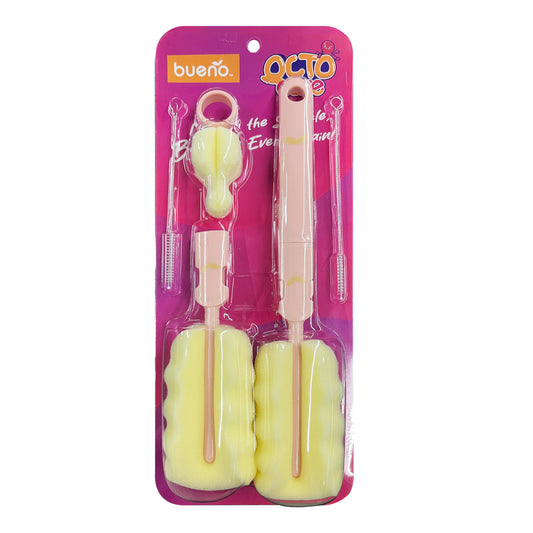 Bueno Octocare 5 in 1 Sponge Brush Set