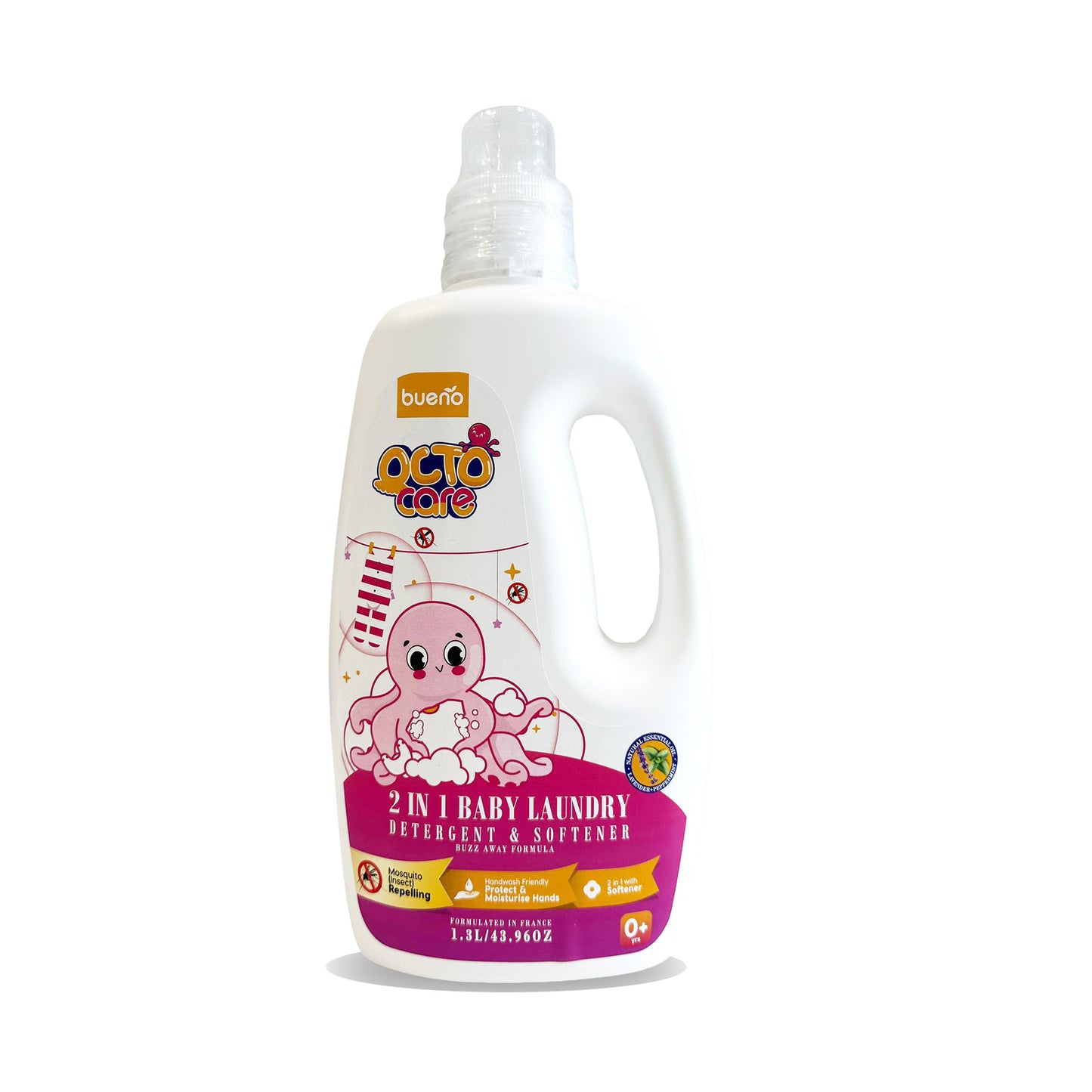 Bueno OctoCare 2 in 1 Baby Laundry Detergent & Softener - Buzz Away Formula