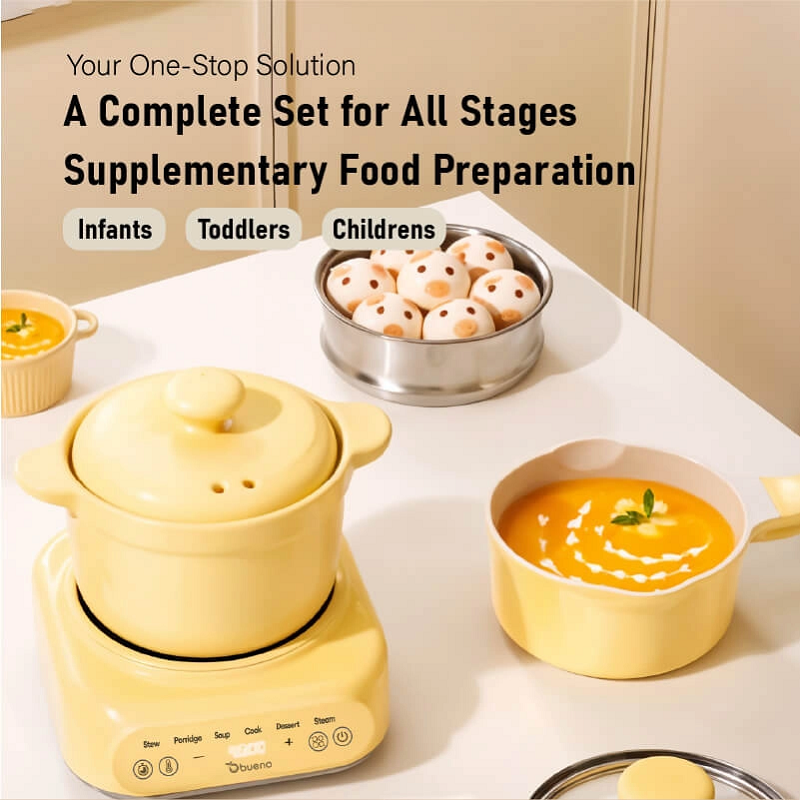 Bueno Multicook 3in1 Pot | Electric Baby Food Cooker