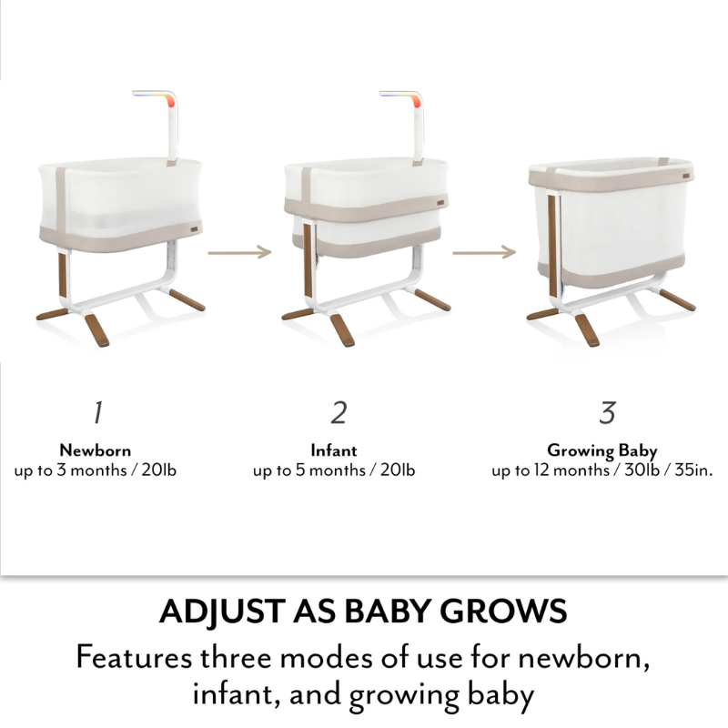 Evenflo Cora 3-Level Adjustable Baby Bassinet