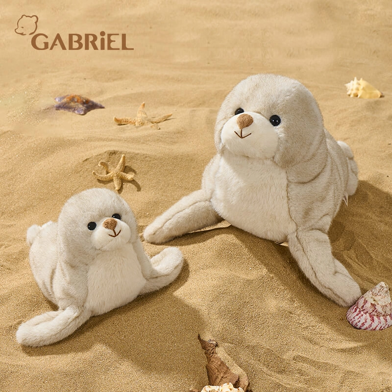 GABRiEL Diem Grey Seal Plush Doll