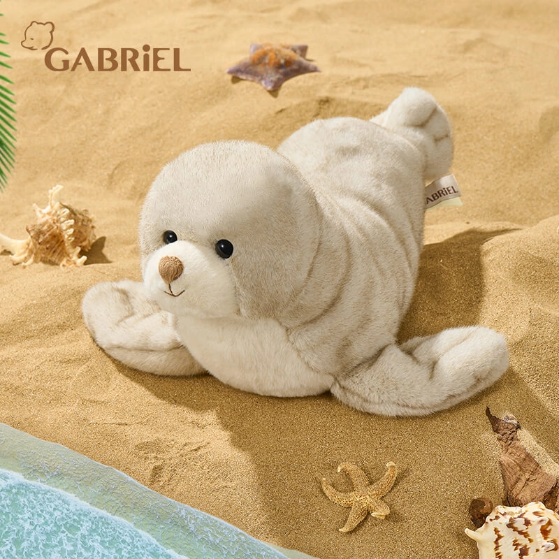 GABRiEL Diem Grey Seal Plush Doll