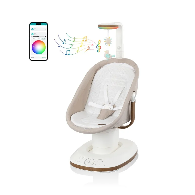 Evenflo Elara 2-in-1 Smart Motion Baby Swing & Soothing Nest
