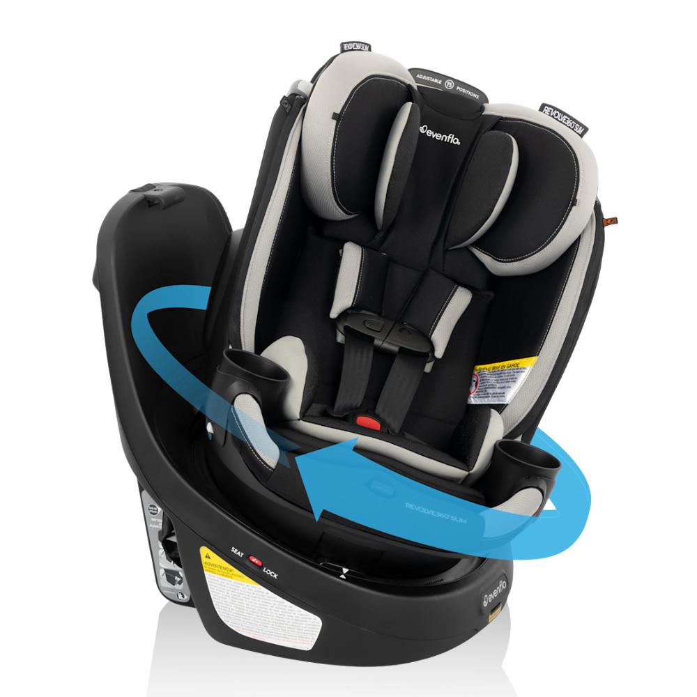 Evenflo Revolve360 Slim 2-in-1 Convertible Car Seat (Newborn to 30kg)