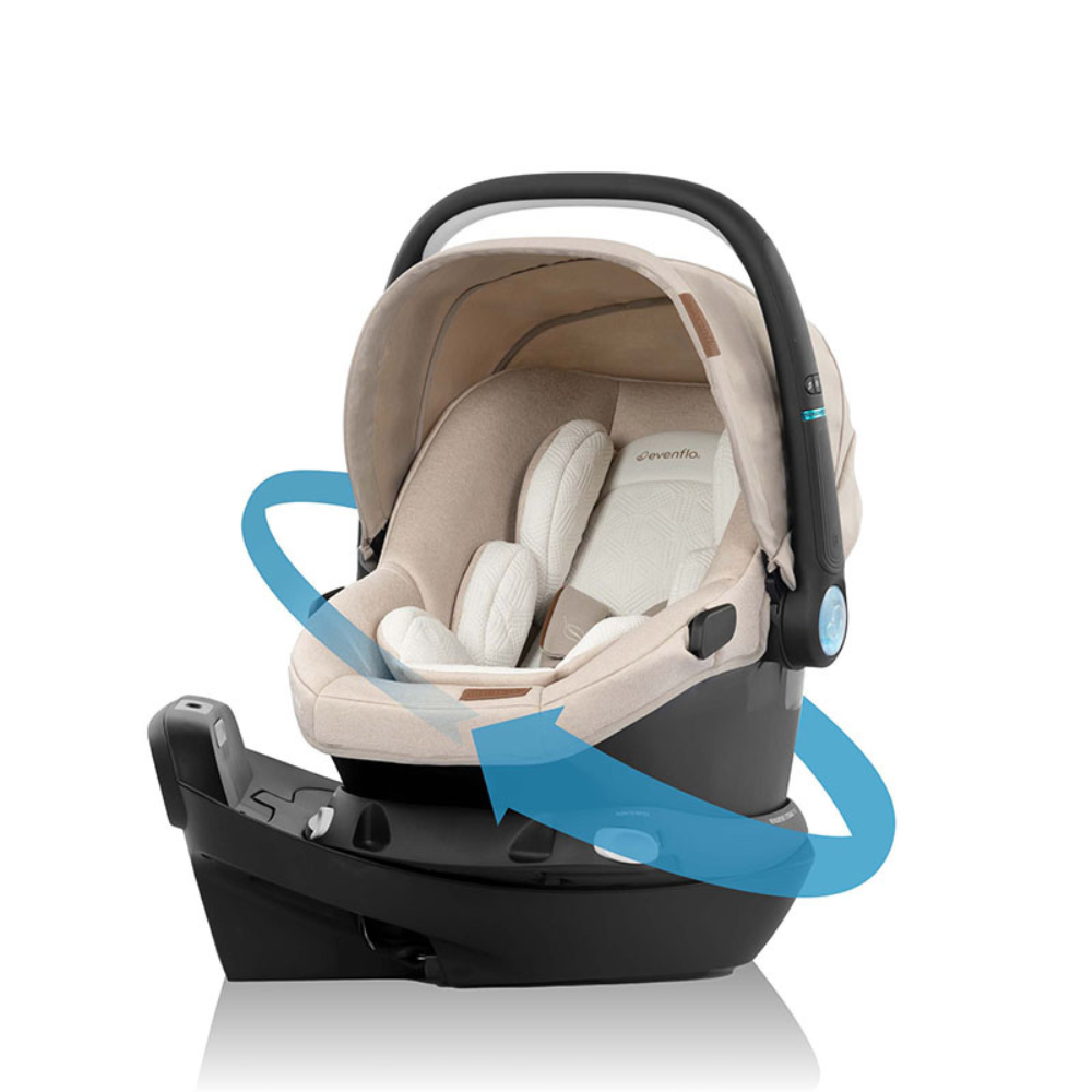LIMITED EDITION Evenflo Shyft Intuiti+ Travel System Featuring Revolve180