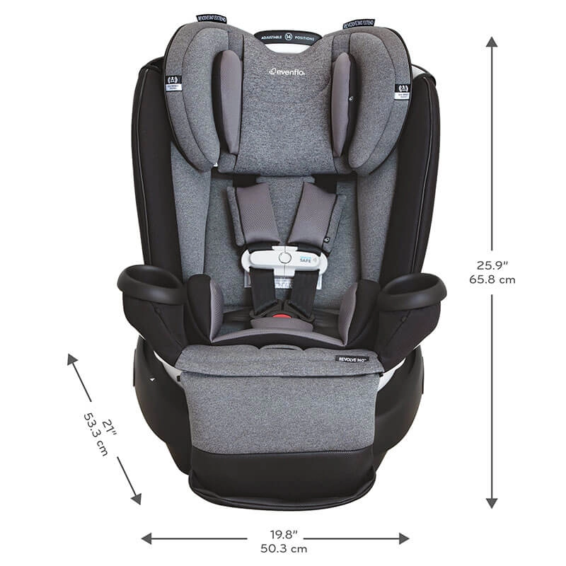 Evenflo Gold Revolve360 Extend All-In-One 360 Spin Isofix Car Seat (New Born to 54kg)