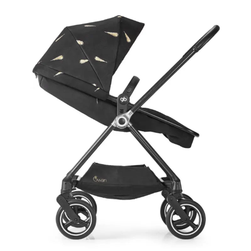 GB Swan Carbon Fibre Frame Premium Two Ways Baby Stroller